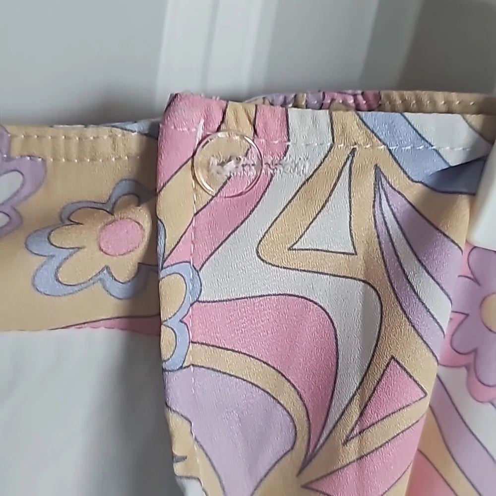 Princess Polly Retro Swirl Wrap Mini Skirt in Women's Size 6 EUC - Picture 3 of 7